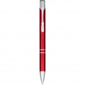 Moneta anodized aluminium click ballpoint pen, Red