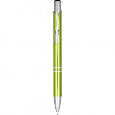 Logotrade business gift image of: Moneta anodized aluminium click ballpoint pen