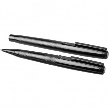 Logo trade promotional gifts image of: Gloss duo pen gift set