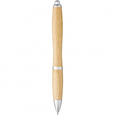 Logo trade corporate gifts picture of: Nash bamboo ballpoint pen