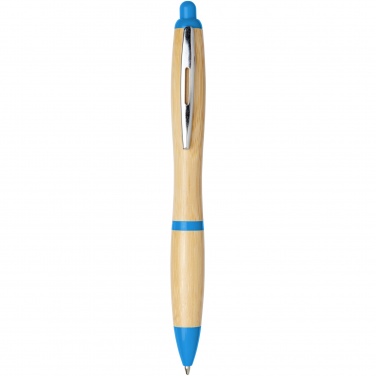 Logo trade advertising product photo of: Nash bamboo ballpoint pen