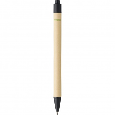 Logotrade business gift image of: Berk recycled carton and corn plastic ballpoint pen