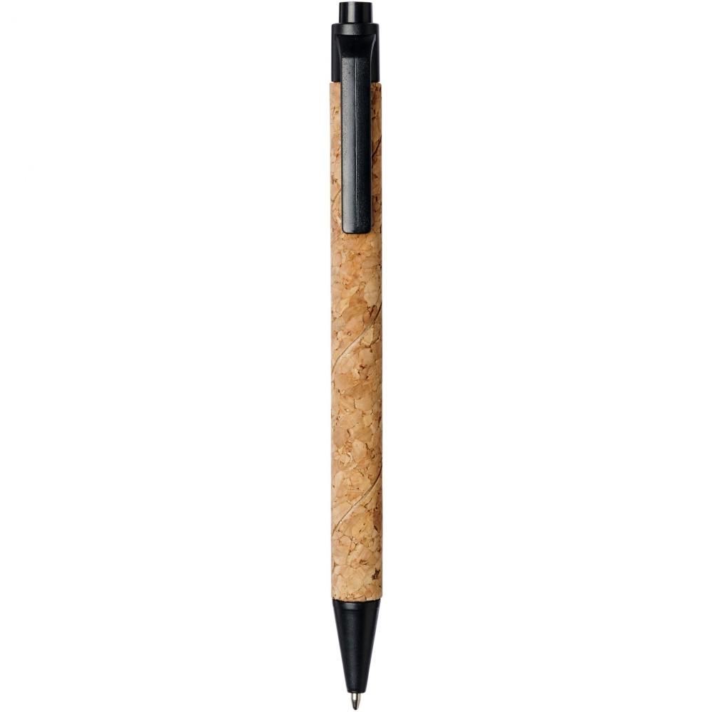 Logo trade promotional gifts image of: Midar cork and wheat straw ballpoint pen