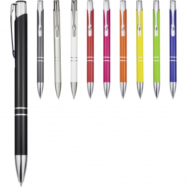 Logotrade promotional merchandise photo of: Moneta aluminium click ballpoint pen