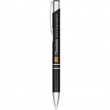 Logotrade advertising products photo of: Moneta anodized aluminium click ballpoint pen