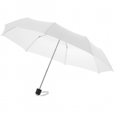 Logo trade business gifts image of: Ida 21.5" foldable umbrella