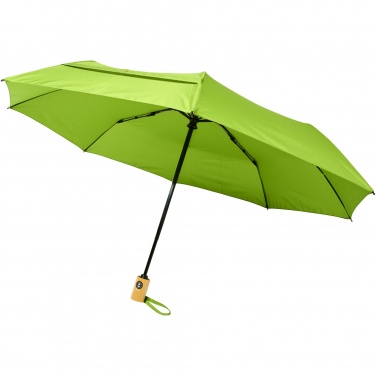 Logotrade promotional giveaway image of: Bo 21" foldable auto open/close recycled PET umbrella