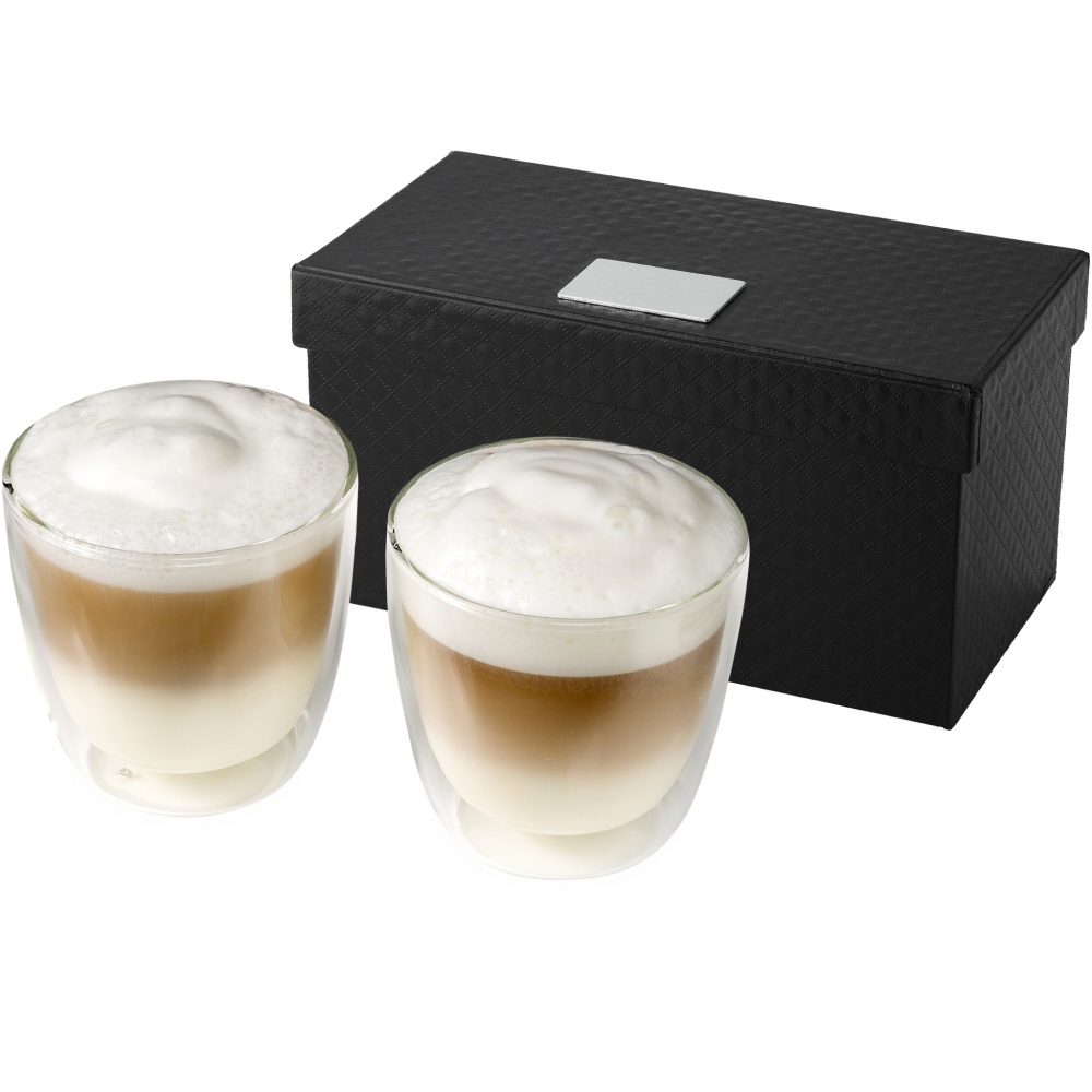 Logotrade promotional items photo of: Boda 2-piece glass coffee cup set