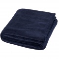 Bay extra soft coral fleece plaid blanket, Dark blue