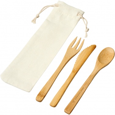 Logotrade advertising products photo of: Celuk bamboo cutlery set