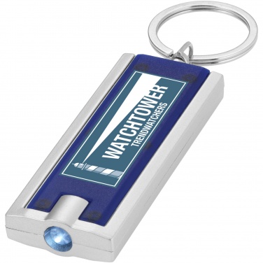 Logo trade corporate gifts image of: Castor LED keychain light