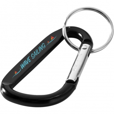 Logo trade advertising products picture of: Timor carabiner keychain