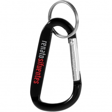 Logo trade promotional items image of: Timor carabiner keychain