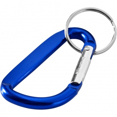 Logo trade corporate gifts image of: Timor carabiner keychain