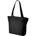 Panama zippered tote bag 20L, Solid black