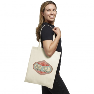 Logotrade promotional item image of: Carolina 100 g/m² cotton tote bag 7L