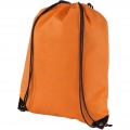 Evergreen non-woven drawstring bag 5L, Orange