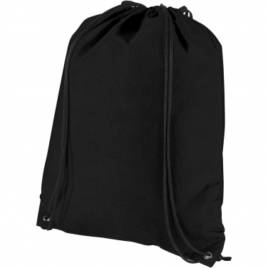 Logo trade promotional merchandise photo of: Evergreen non-woven drawstring bag 5L