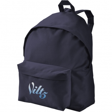 Logo trade promotional giveaways picture of: Urban covered zipper backpack 14L