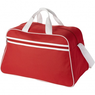 Logo trade promotional items image of: San Jose 2-stripe sports duffel bag 30L