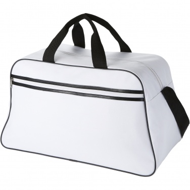 Logo trade corporate gifts picture of: San Jose 2-stripe sports duffel bag 30L