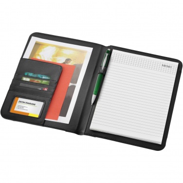 Logo trade promotional products image of: Ebony A4 portfolio