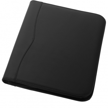 Logo trade promotional giveaway photo of: Ebony A4 zippered portfolio