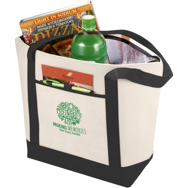 Logo trade promotional products image of: Lighthouse non-woven cooler tote 21L