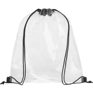 Logo trade advertising products picture of: Lancaster transparent drawstring bag 5L