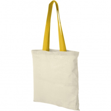 Logotrade promotional giveaways photo of: Nevada 100 g/m² cotton tote bag coloured handles 7L