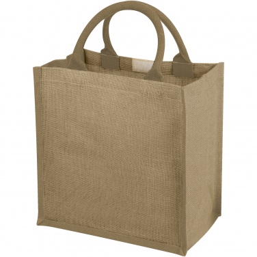 Logo trade promotional products image of: Chennai jute tote bag 16L