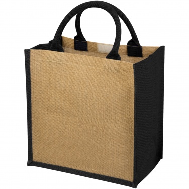 Logo trade promotional gift photo of: Chennai jute tote bag 16L