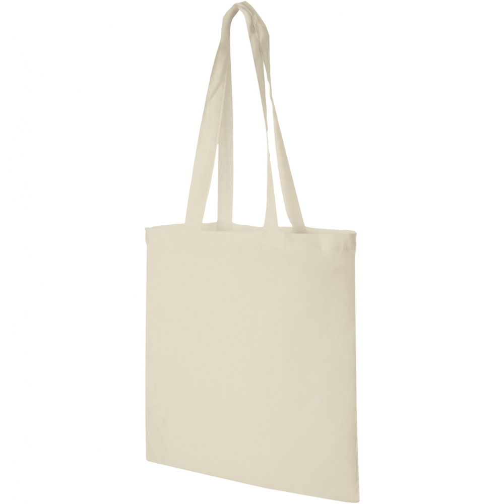 Logo trade promotional items image of: Madras 140 g/m² cotton tote bag 7L