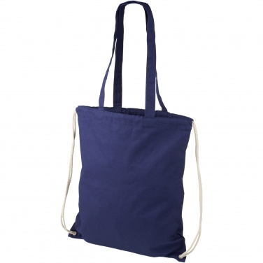 Logo trade promotional merchandise picture of: Eliza 240 g/m² cotton drawstring bag 6L