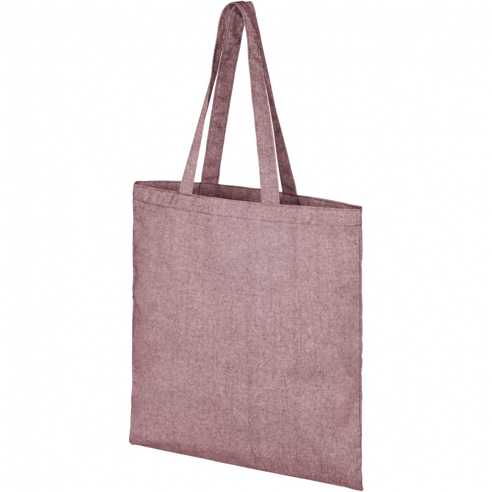 Logo trade promotional gift photo of: Pheebs 150 g/m² recycled tote bag 7L