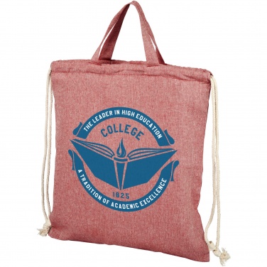 Logo trade promotional items picture of: Pheebs 150 g/m² recycled drawstring bag 6L