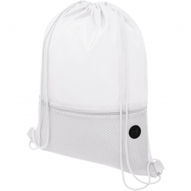 Logo trade corporate gifts image of: Oriole mesh drawstring bag 5L