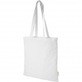 Orissa 100 g/m² organic cotton tote bag 7L, White