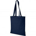 Orissa 100 g/m² organic cotton tote bag 7L, Navy