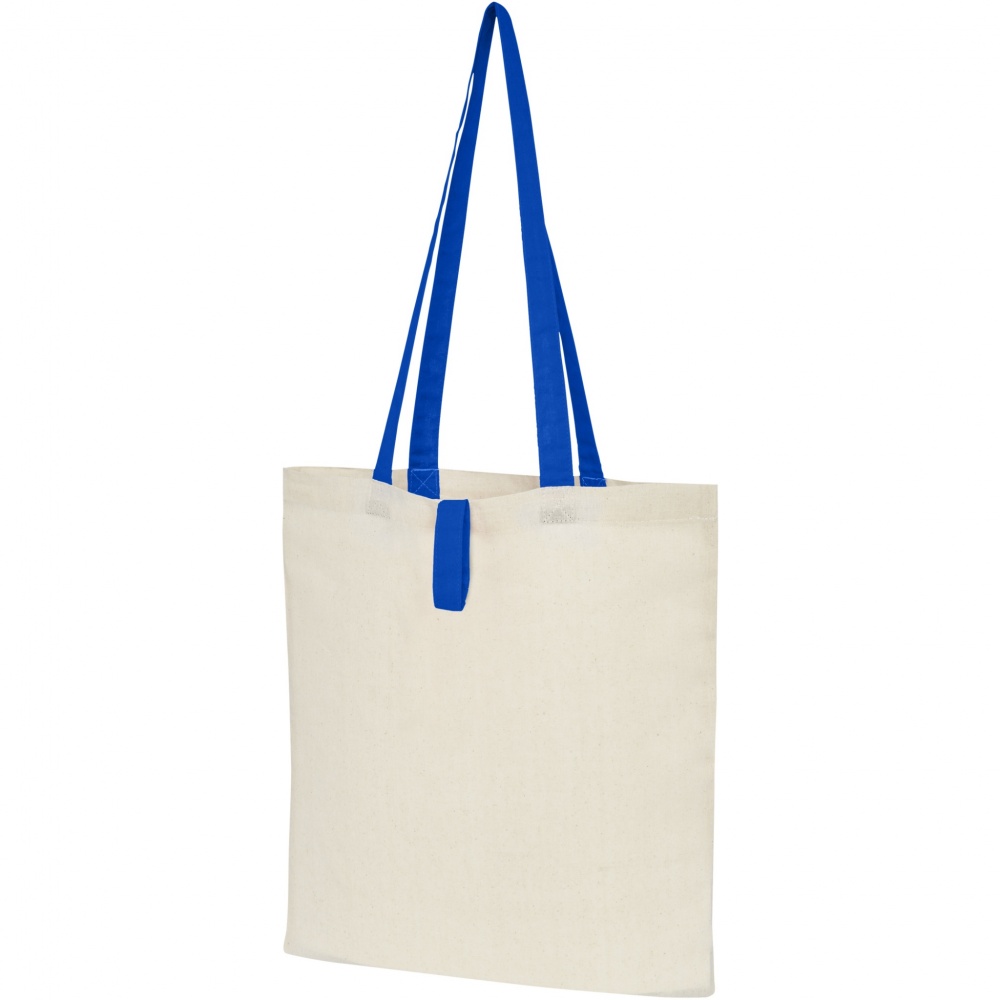 Logo trade promotional gifts image of: Nevada 100 g/m² cotton foldable tote bag 7L