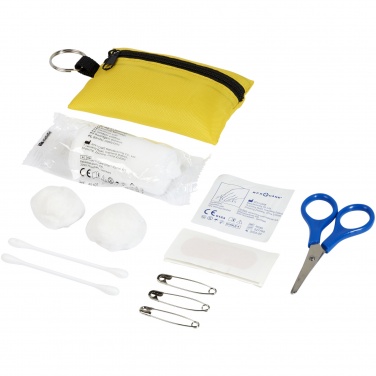 Logo trade business gift photo of: Valdemar 16-piece first aid keyring pouch