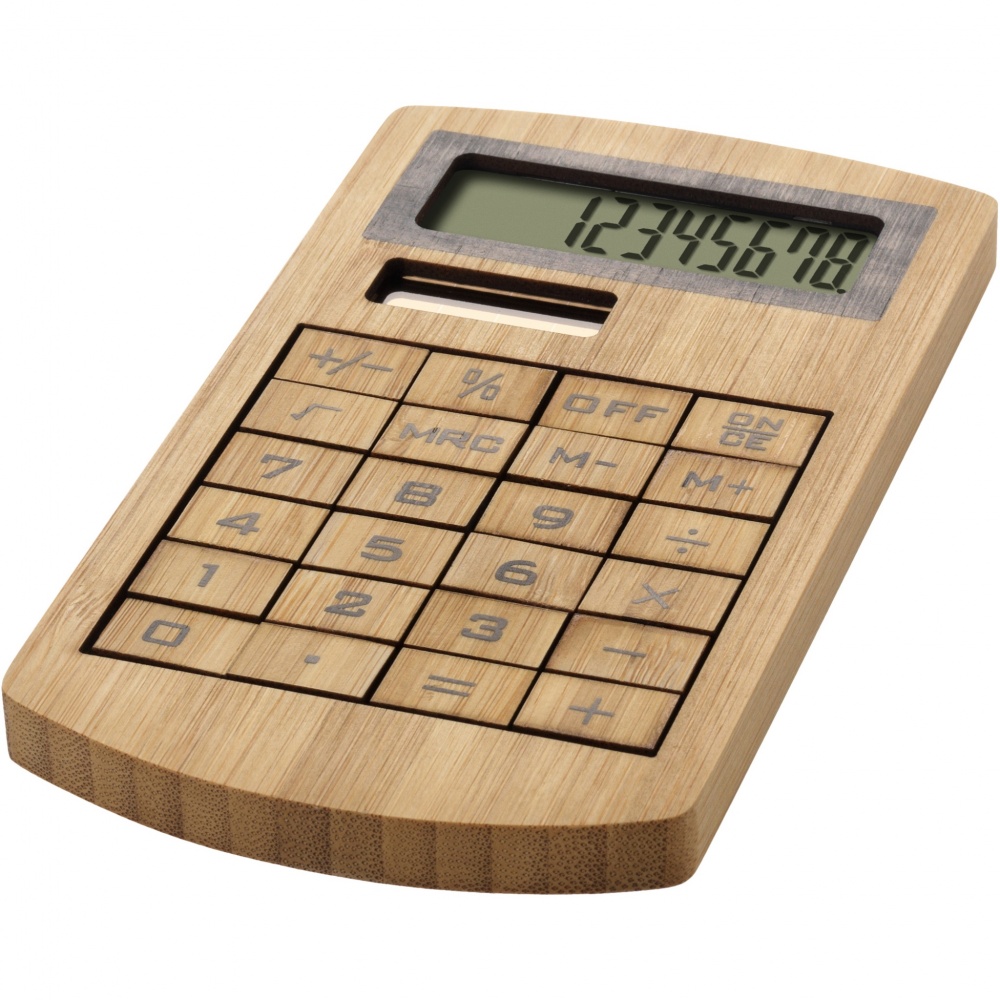 Logotrade promotional giveaway picture of: Eugene calculator made of bamboo