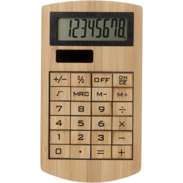 Logotrade advertising product image of: Eugene calculator made of bamboo