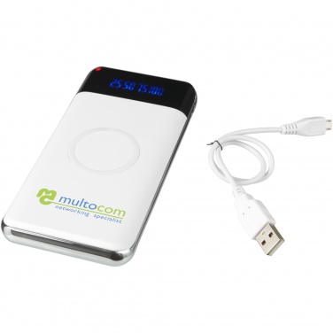 Logo trade promotional gift photo of: Constant 10.000 mAh wireless power bank with LED