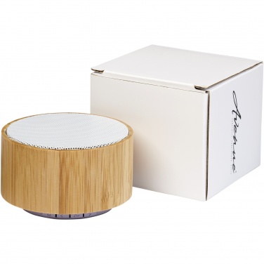 Logo trade corporate gifts image of: Cosmos bamboo Bluetooth® speaker