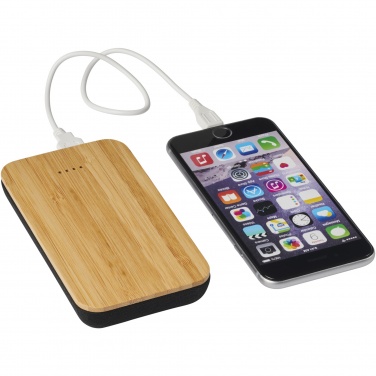 Logotrade corporate gifts photo of: Future 6000 mAh bamboo/fabric wireless power bank