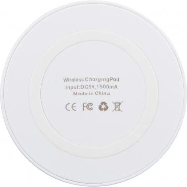 Logo trade business gifts image of: Freal 5W wireless charging pad