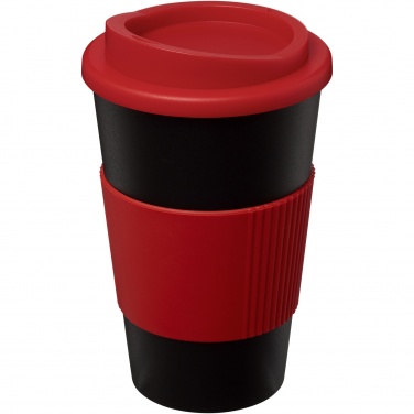 Logo trade promotional merchandise picture of: Americano® 350 ml insulated tumbler with grip