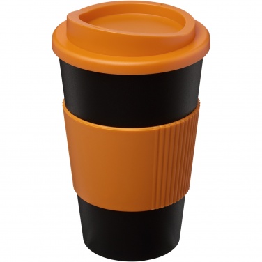 Logo trade advertising products image of: Americano® 350 ml insulated tumbler with grip