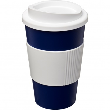 Logo trade promotional merchandise image of: Americano® 350 ml insulated tumbler with grip